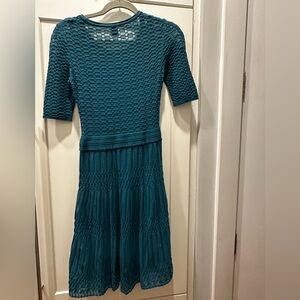 Missoni Teal Knit Midi Dress